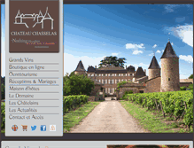 Tablet Screenshot of chateauchasselas.fr